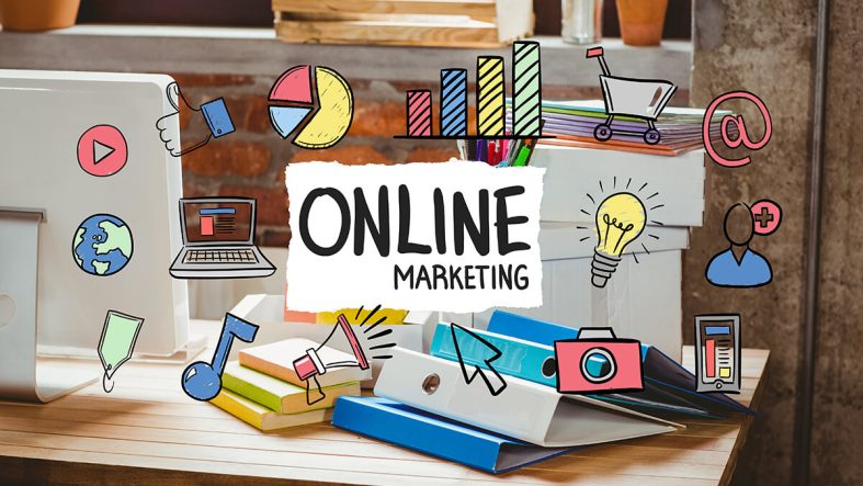 digital composite of business graphics